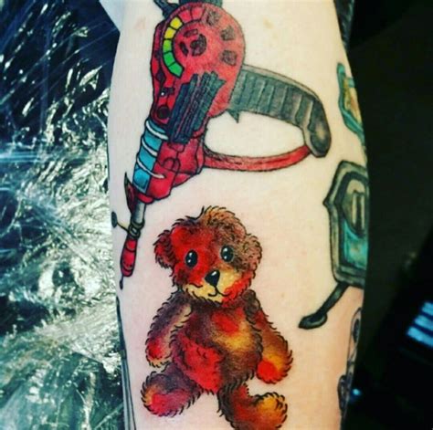 call of duty zombies tattoo|zombie teddy bear tattoos.